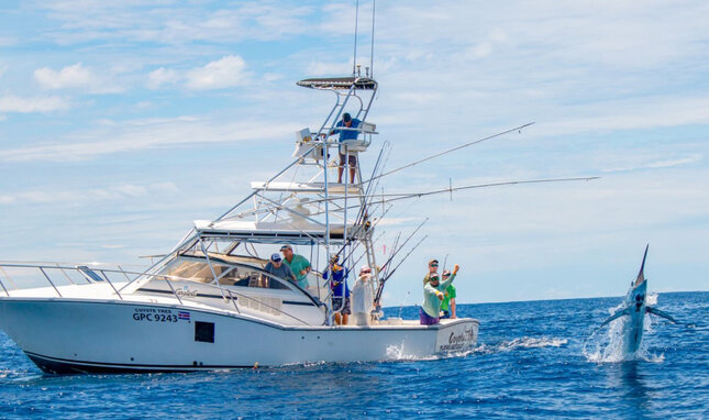 sport fishing tamarindo